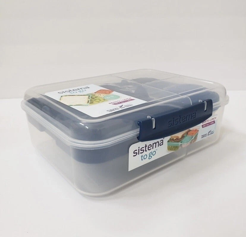 Sistema Bento Lunch Box with Compartments for Meal Prep  