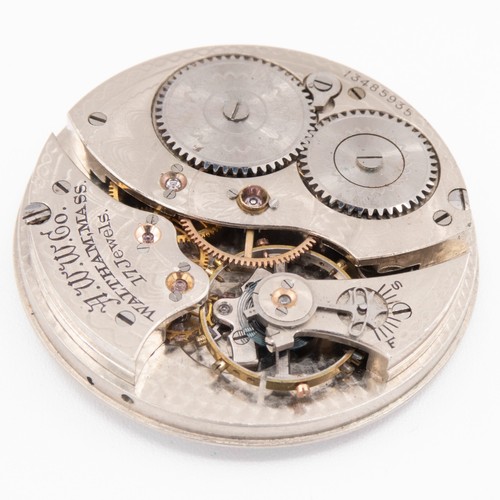 Waltham Grado No. 225 Movimiento Reloj Bolsillo Antiguo Talla 12 17 Joyas, Funciona - Imagen 5 de 5
