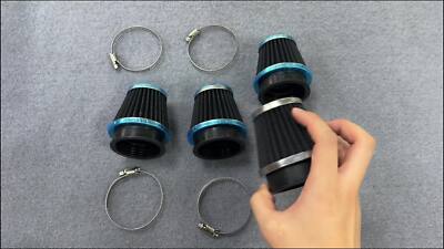 4x54MM Air Filter POD Filter For Kawasaki KZ750 KZ1000 KZ1100
