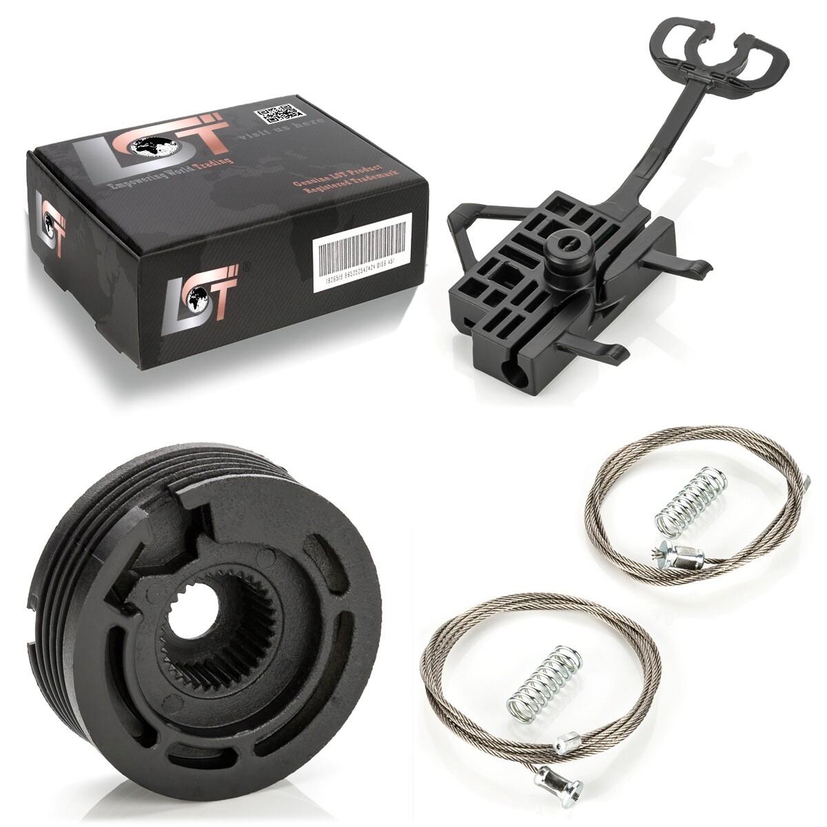 Window Regulator Repair Kit Front Right for Fiat Linea 323 07-15