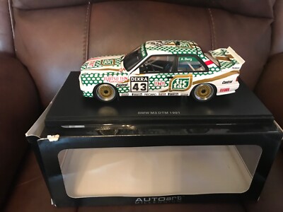 1/43　オートアート　BMW M3 E30 DTM 1991 ＃3 AUTOART 1/18 BMW M3 E30 DTM 1991 TIC TAC A.BERG #43 89147 | eBay