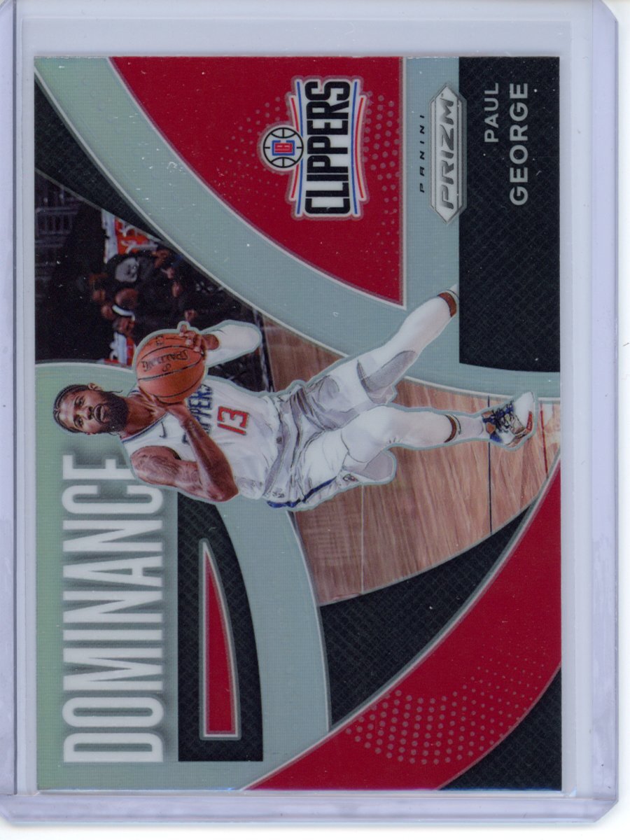 2021 Panini Prizm #7 Paul George Dominance Silver