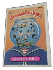 VINTAGE 1987 Original Garbage Pail Kids Card BARNACLE BILL #349a GPK Card