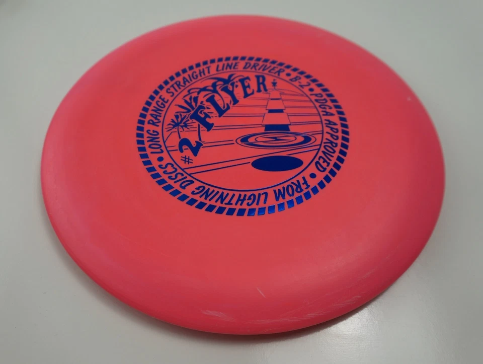 Lightning Disc Golf #2 Flyer Midrange Disc B-2 Rare Pfn Oop 169g - Image 2 of 3