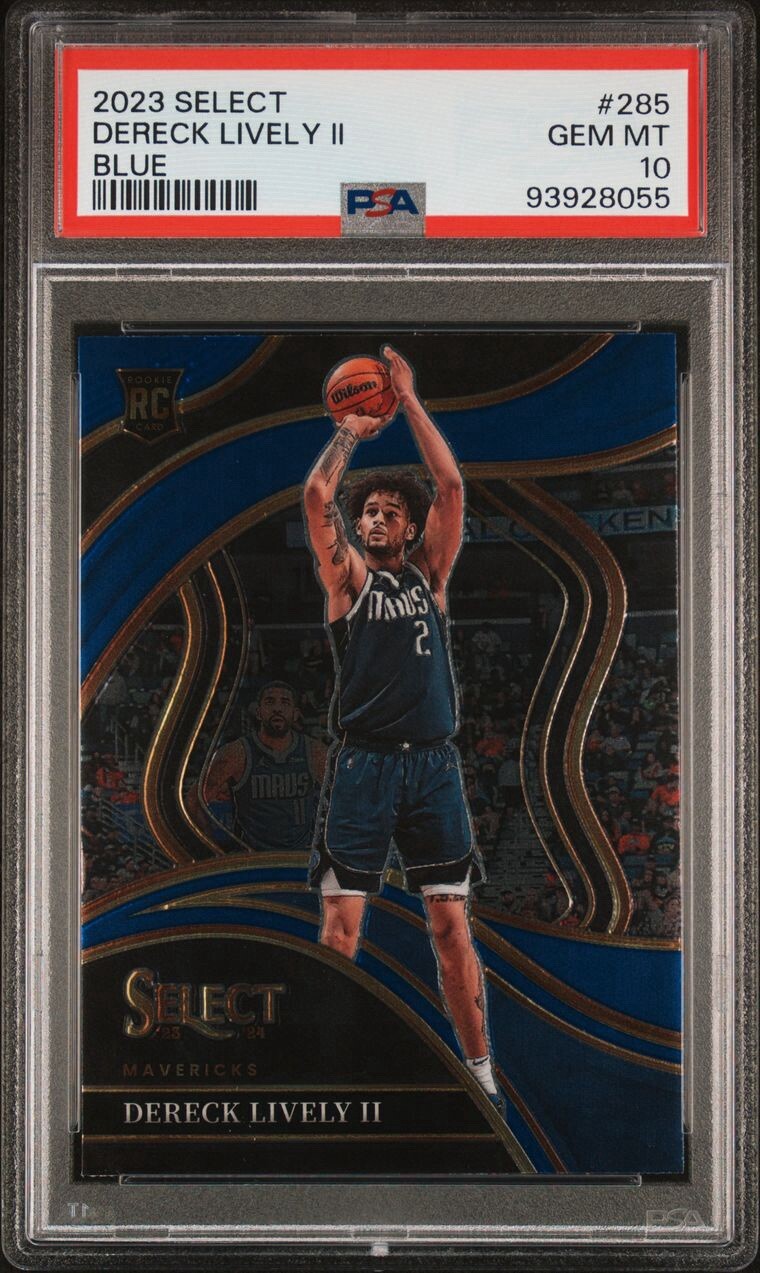 2023 PANINI SELECT BLUE #285 DERECK LIVELY II PSA 10