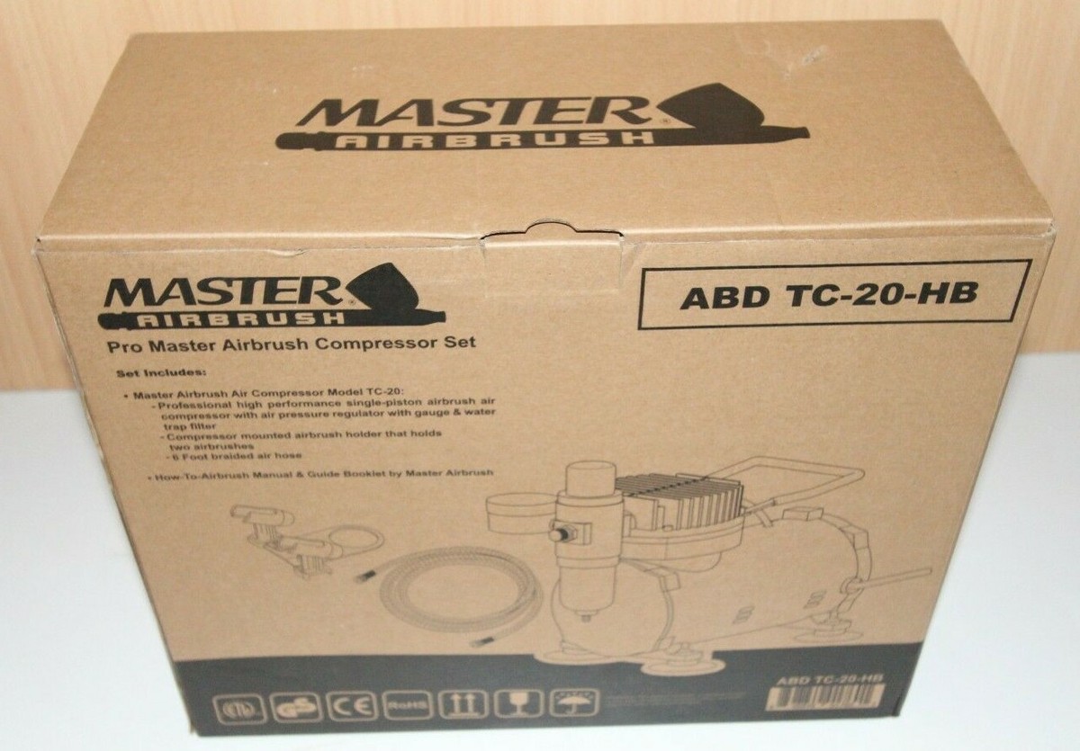 Pro Master ABD TC-20-HB Airbrush Compressor Set | eBay Pro Master ABD TC-20-HB Airbrush Compressor Set | eBay