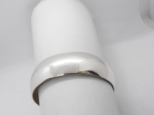 Bracciale rigido in Argento 925 - Braccialetto a schiava - finitura lucida - - 第 1/8 張圖片
