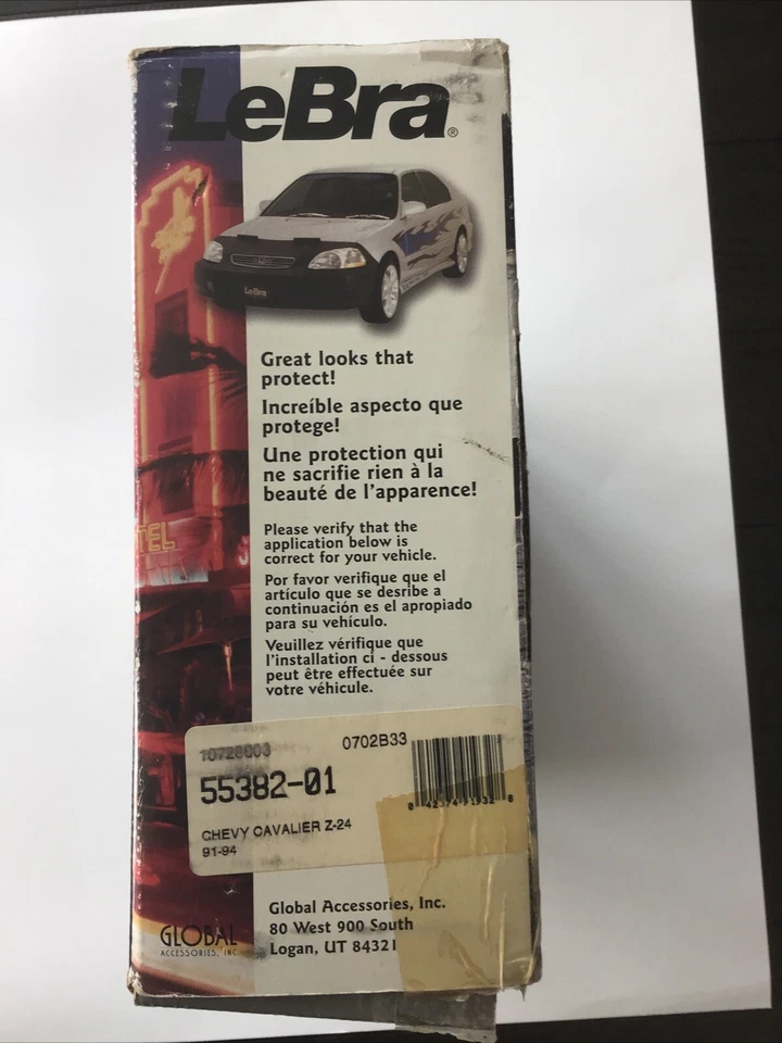 New Old Stock LeBra Custom Front End Cover for 1991-1994 Chevrolet Cavalier Z24 Foto 4 de 4