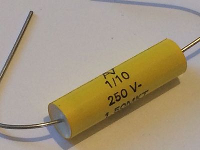 ARCOTRONICS,CONDENSATORE POLIESTERE,1uF 250V - Foto 6