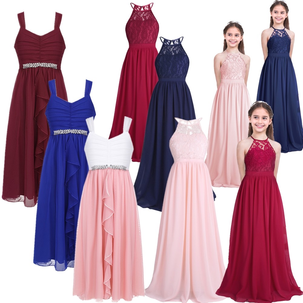 Kids Girls Communion Party Prom Princess Pageant Bridesmaid Wedding ...