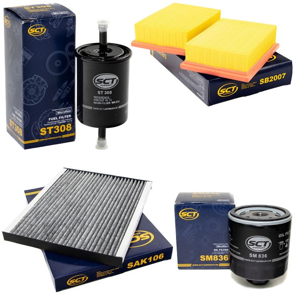 Filter Set SCT Kraftstoff- ÖL- Luft- Innenraum- FüR Seat Cordoba VW Caddy Polo-image