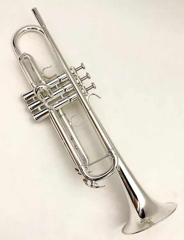 YAMAHA YTR-850GS Custom Bb Trumpet Silver Plated Gold Brass w/ Case EMS Tracking