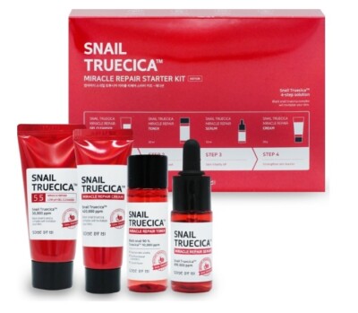 Somebymi Snail Ture Cica Miracle Repair Starter 4pcs Kit Anti Aging Wrinkle care