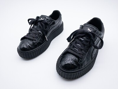 PUMA Creeper Wrinkled Patent Damen Sneaker Halbschuh schwarz Gr38 EU Art15268-98