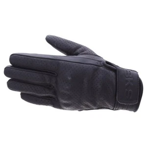 BKS Jack 0615 Ladies Leather Motorcycle Gloves Womens Black