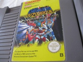 les chevaliers du zodiaque authentique version originale nintendo nes fran&ccedil;ais
