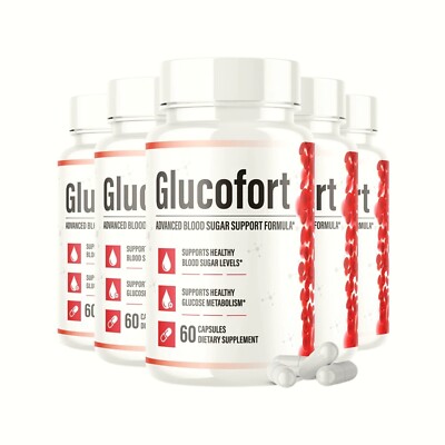 5-Pack Glucofort - Glucofort For Blood Sugar Support- 300 Capsules
