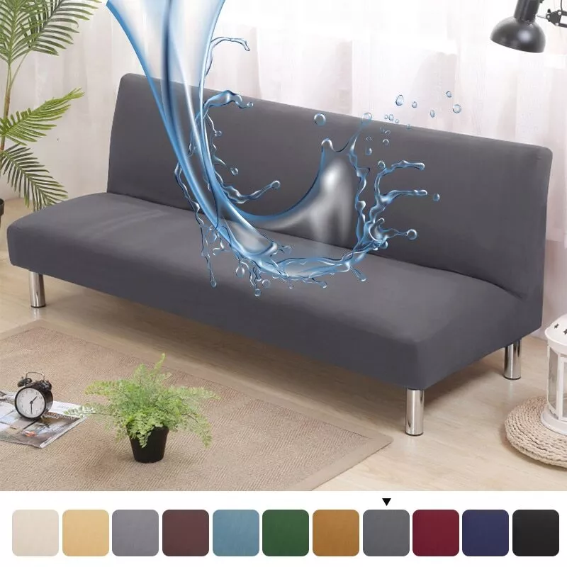 Sofa bed cover without armrest hot sale