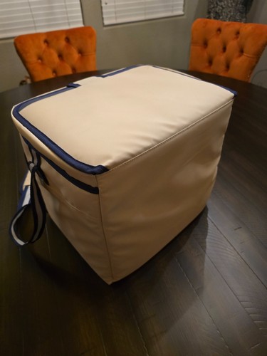 Life is Good 24 Can Beige Tote Insulated Cooler "Get Out" Mountains Lightweight - Picture 5 of 6