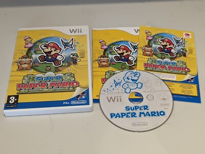 Super Paper Mario (Nintendo Wii, 2007) Komplett Guter Zustand 