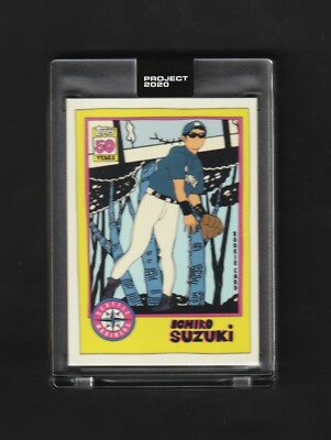 Topps Project 2020 Ichiro 2001 by Fucci #243  ~ Super Low Print Run