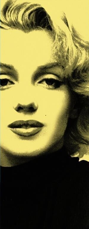 Marilyn Monroe: Imagicom - Photomdays02 - Marilyn In Yellow Wall Stickers 100X25