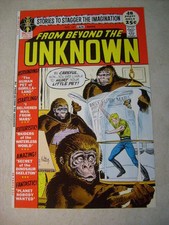 FROM BEYOND THE UNKNOWN #14 comic ART original cover proof 1972 kubert GORILLA 