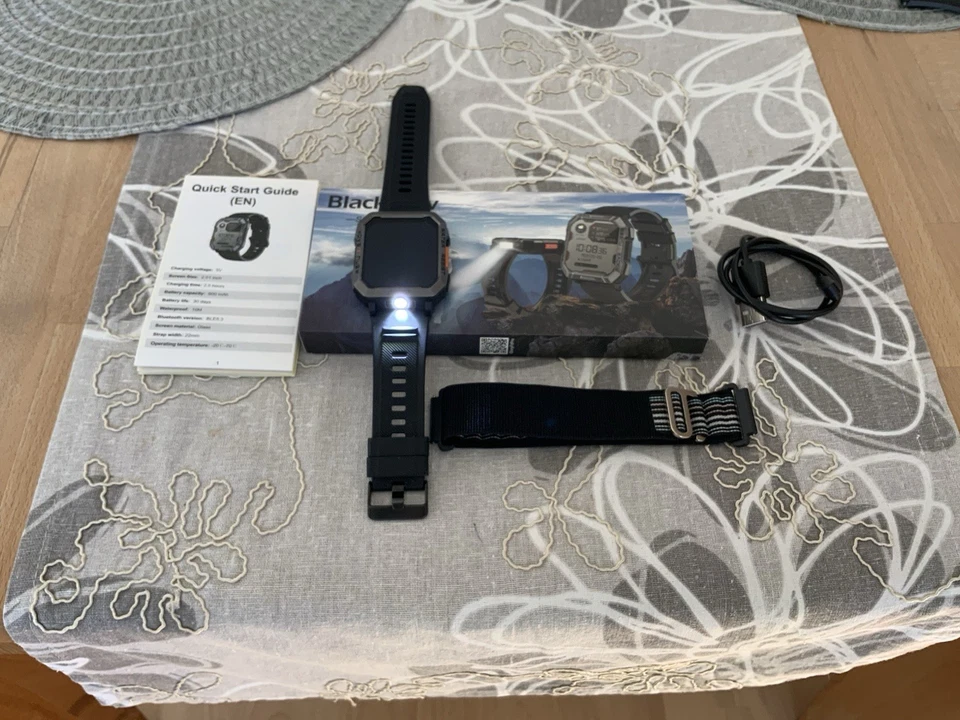 Blackview Smartwatch Herren, Fitnessuhr mit Telefonfunktion Kompass Sportuhr Uhr, Foto 3 von 5