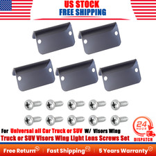 5 Fits Lund Visor Cab Moon Sun Replacement Light Lens Lenses Smoked Hardware