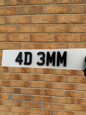 Diverse Nummernschilder | 2D | 3D | 4D | 4D Gel | Retro 100% Straßen-/TÜV-Zulassung