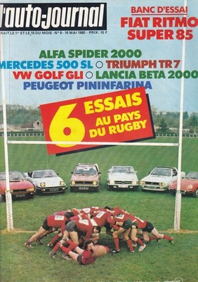 L'AUTO JOURNAL N°09 TEMPO SUPER 85 / SPIDER 2000 / MERCO 500 SL / TRIUMPH TR7