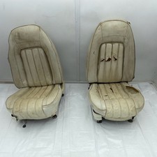 1974-1976 Pontiac Grand Prix Power Bucket Seats Electric Firebird Pair