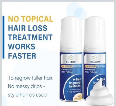 #ad 5% Minoxidil Foam for Men and Women Hair Growth Minoxidil for Men and Women ... $14.00