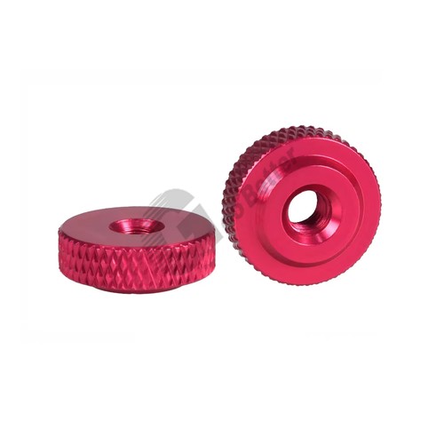 Knurled Thumb Nut Aluminum Alloy Thin Type Hand Grip Knob M3 M4 M5 M6 Thumb Nuts - Picture 9 of 18