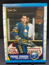 1990-91 O-Pee-Chee Pierre Turgeon Buffalo Sabres #25 2nd Year Hockey Card