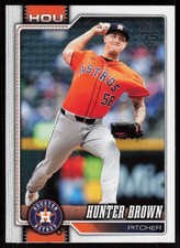 2026 Topps Series 1 Celebration Hunter Brown #264 Houston Astros