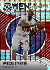 2020-21 Panini Mosaic Pascal Siakam #10 Men of Mastery Mosaic Toronto Raptors 3L