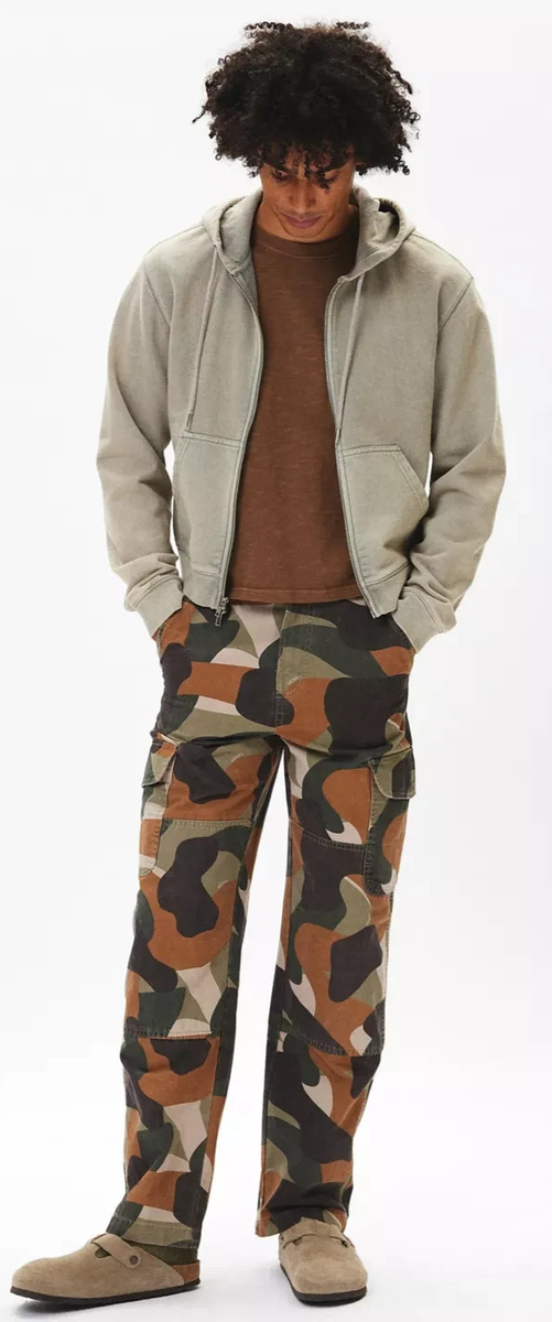 Dickies Chocolate Camo Cargo Pants Floral Multi Flage Men's Small