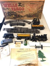 1950s Vintage Marx Official Tales Of Wells Fargo Train Set #53762 TESTED WORKS