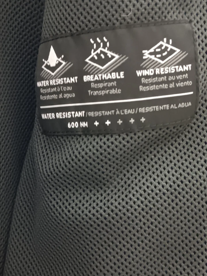 Volcom Jacket Mens Small Black Water Resistant Hooded Lightweight Jacket - Image 4 of 4