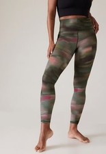 Athleta Abstract Salutation Stash Printed Tight Leggings Women's Size M