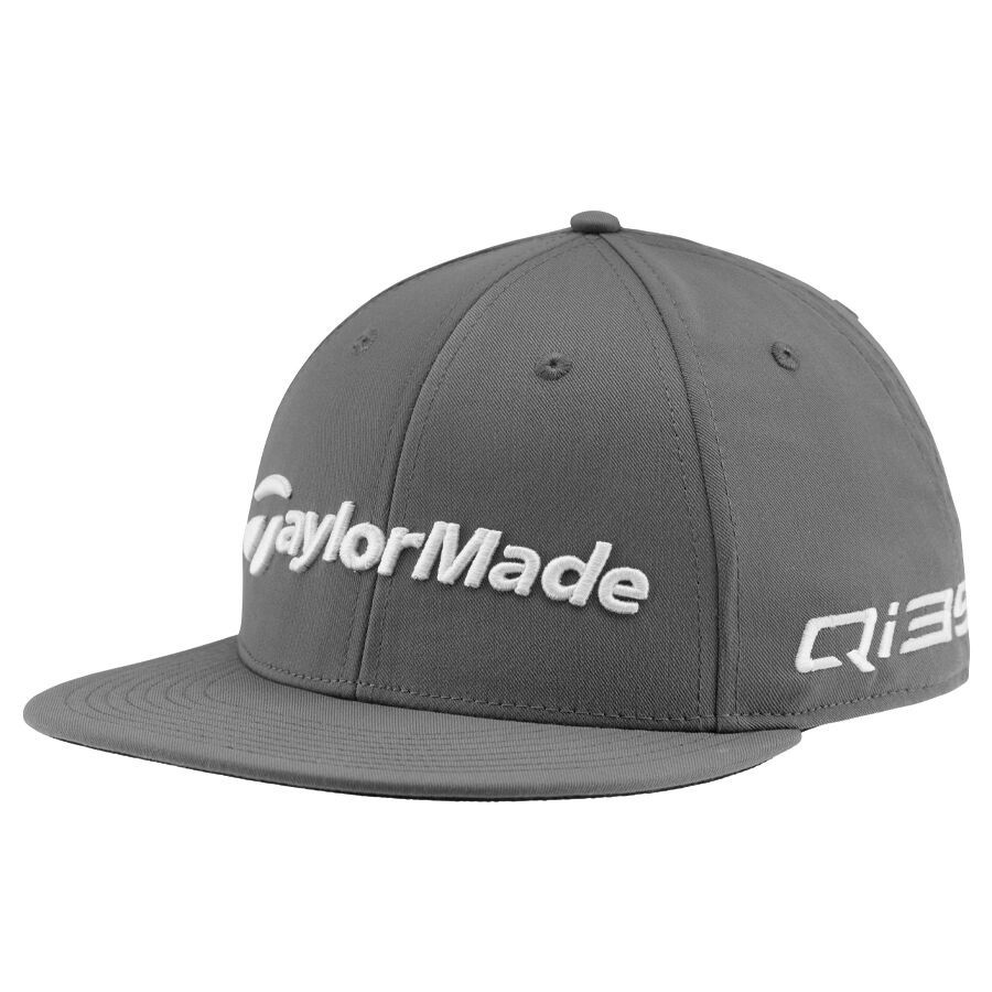 2025 Men's Tour Flatbill Qi35 Snapback Cap Hat Gray New!! 26