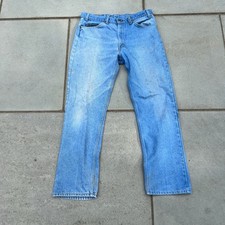 Vintage 70s Orange Tab Faded Levi's 505 Men's Jeans Sized 34x30 Made In USA 575