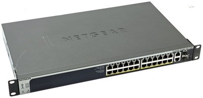 Netgear S3300-28X-PoE+ 24x RJ-45 Gigabit PoE+ 195W Smart Switch 4x 10G GS728TXP