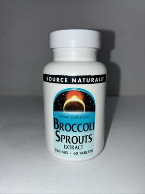 Sealed Broccoli Sprouts Extract Dietary Supplement, 60 Tabs/ Slightly Damaged 