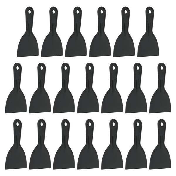 "20 StüCk Spachtel 4\\\" Breite Flexibel FüR Putty Knife Malerspachtel Schwarz"-image