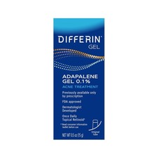 Differin Acne Treatment Gel 0.1 Adapalene 15g Tube OTC Rx-Strength Maskne 5 min