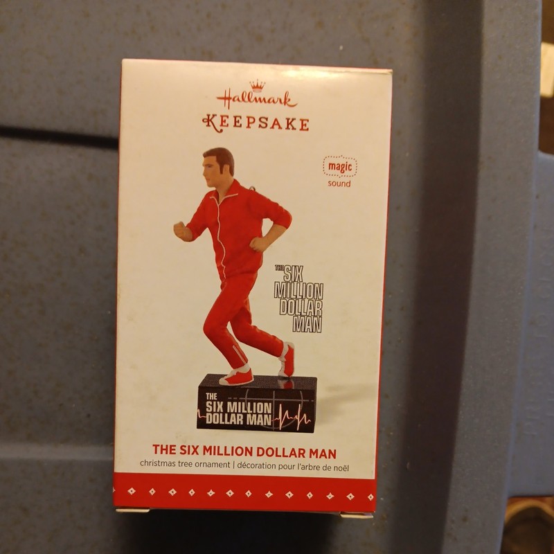 2015 Hallmark Keepsake The Six Million Dollar Man Christmas Ornament Magic
