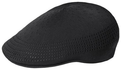Kangol Tropic 507 Ventair schwarz Sommer Mütze Känguruh Logo Cap Schirm