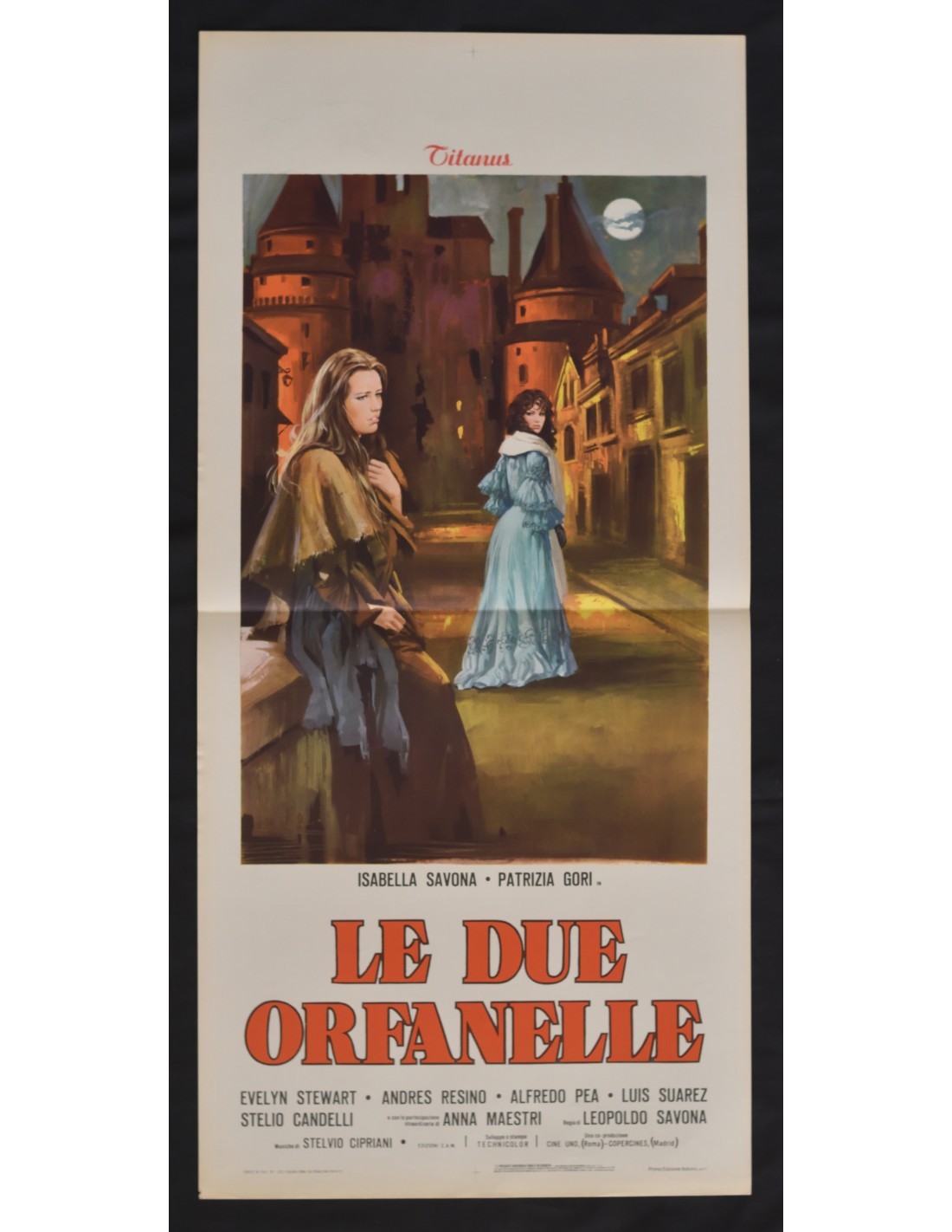 Locandina originale film Le due orfanelle (1976) - Regia di Leopoldo Savona